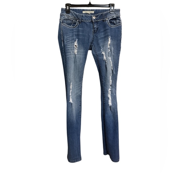 Forever 21 Denim - Women’s Forever 21 Blue Skinny Distressed Jeans
Size - 27